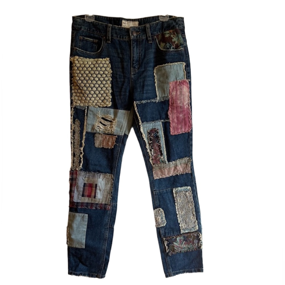 Patchwork Free People Jeans